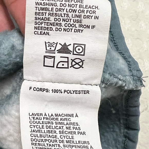 LIV Life Integrity Earth Fleece Pullover Cloud Print Size Small - Picture 8 of 11